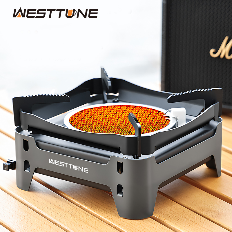 موقد احتراق بالأشعة تحت الحمرا - مراجعة Camping Cooking Windshield وسعره