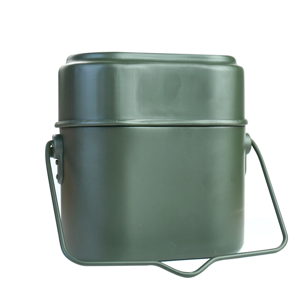 طقم وعاء وصحن محمول من السبائك - مراجعة Camping Cooking Box Set وسعره