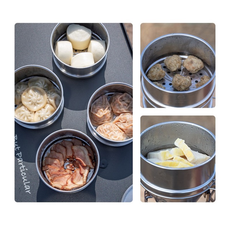 CAMPINGMOON Portatle التخييم ف - مراجعة Camping Cooking Tray وسعره